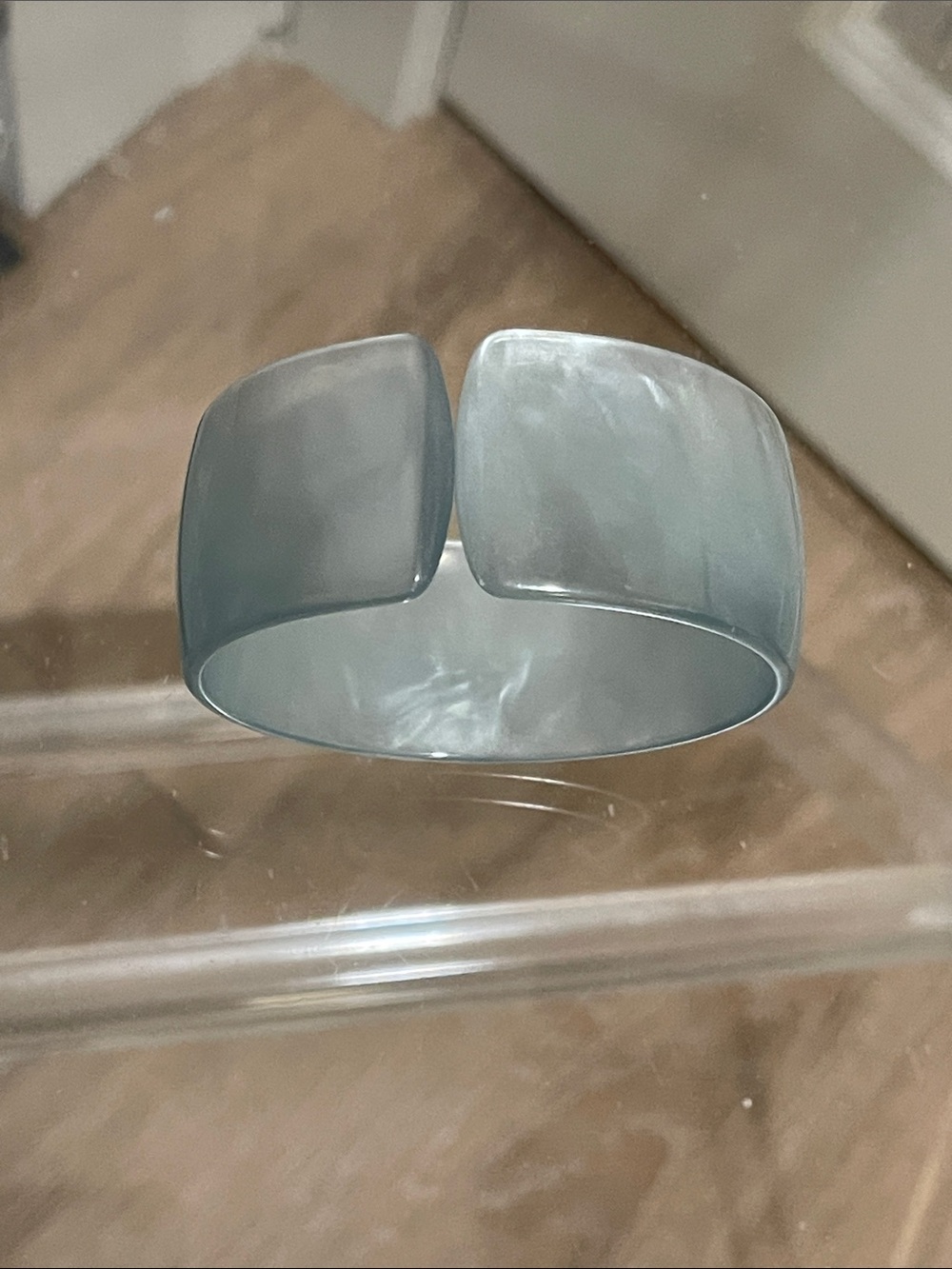 Gray Open Cuff Bracelet - Women Accessories